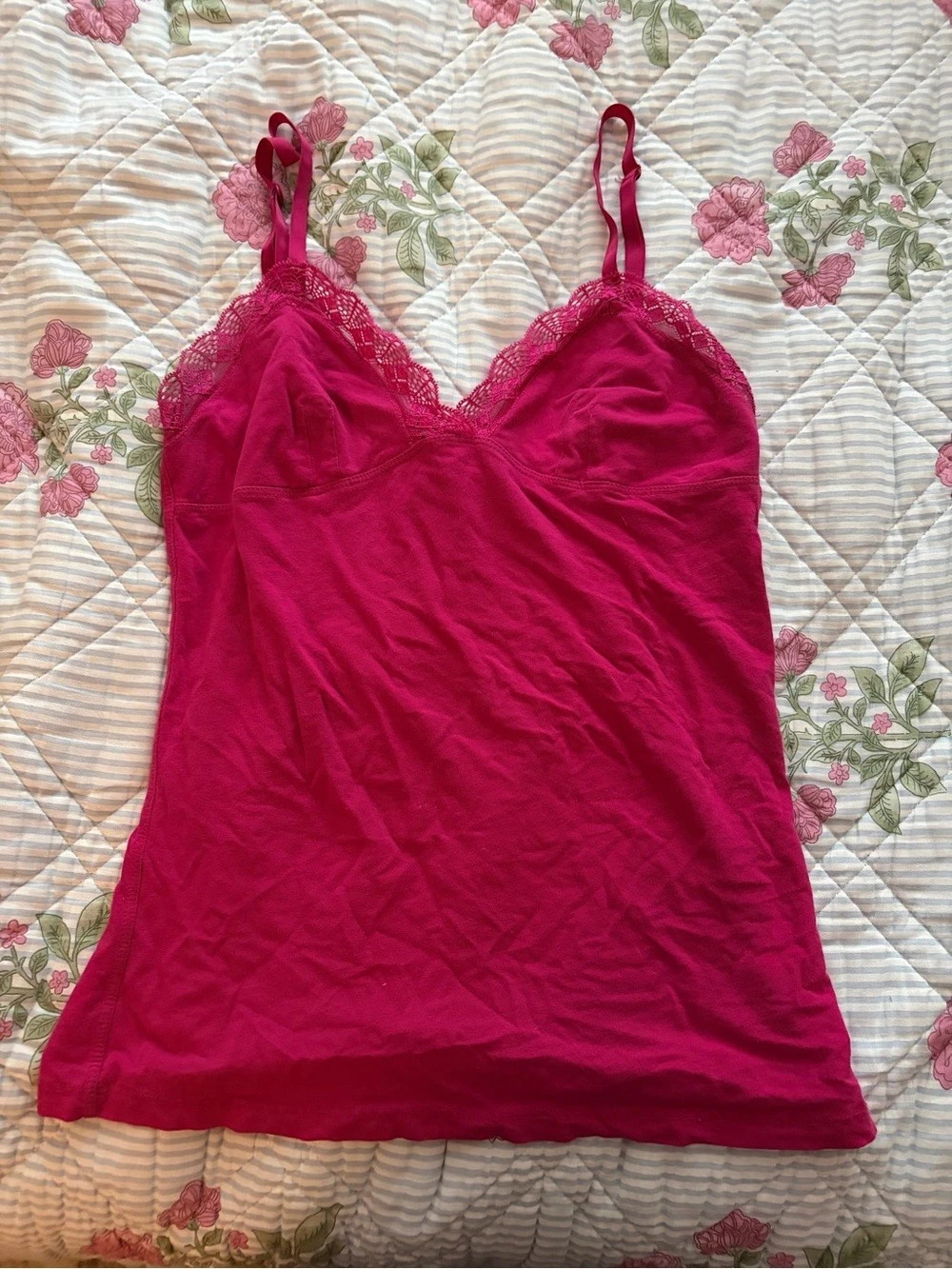 Jacob Lace Camisole in Pink Size Medium
